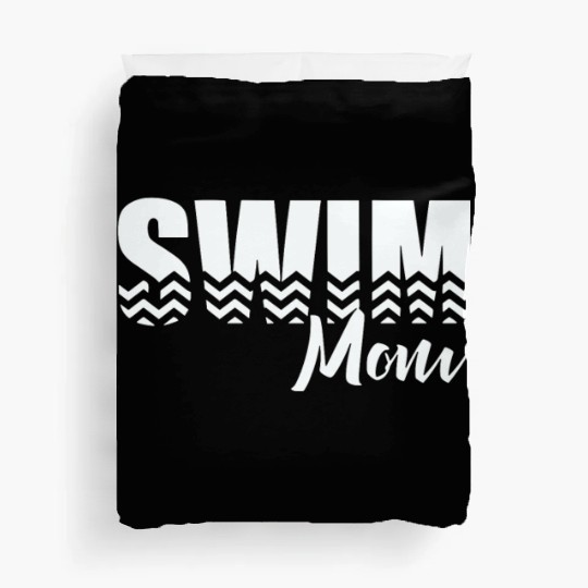 Funny Swim Mom Duvet Covers