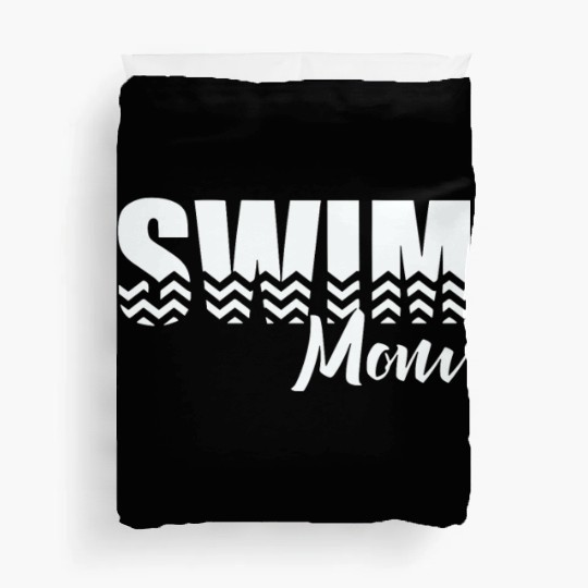 Funny Swim Mom Duvet Covers