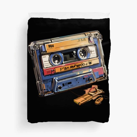 90s Nostalgia Cassette Duvet Covers