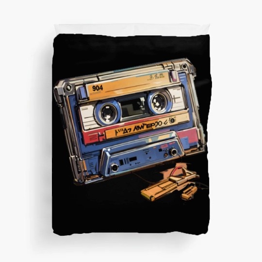 90s Nostalgia Cassette Duvet Covers