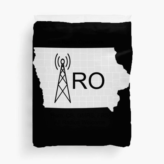 IRO Logo Grayscale Duvet Covers