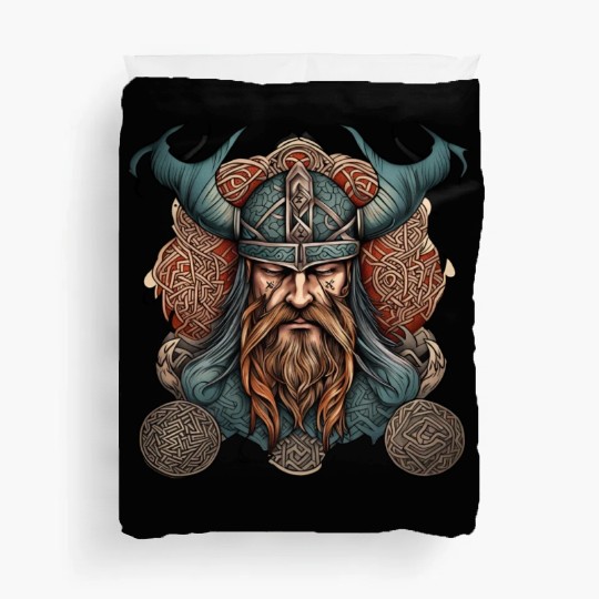 Viking / Odin / Thor / Celtic / Helmet / Nordic Duvet Covers
