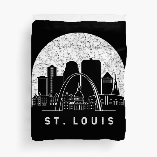 St. Louis Missouri Skyline Duvet Covers