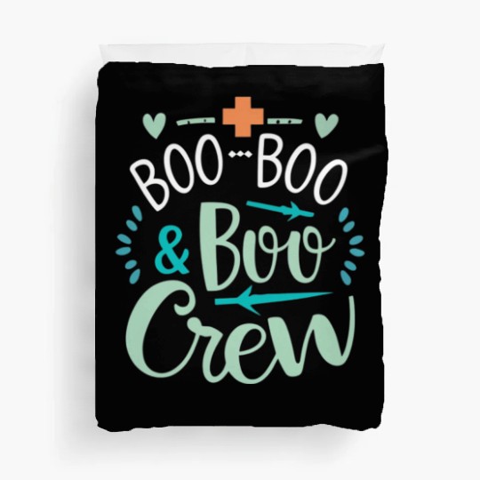 Boo Boo Crew Ghost Halloweent-chirt Duvet Covers