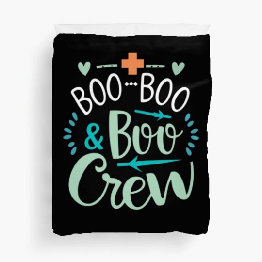 Boo Boo Crew Ghost Halloweent-chirt Duvet Covers