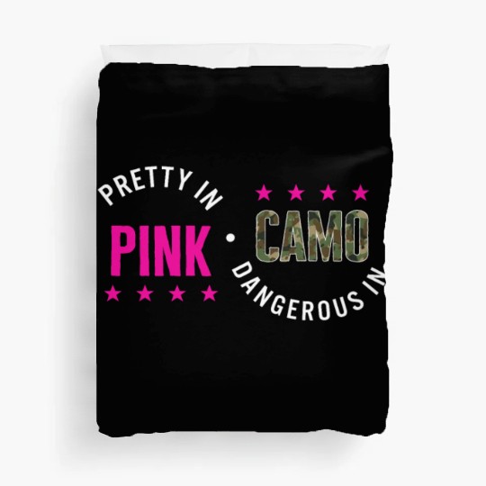 Hunting Duvet Covers, Pretty In Pink Dangerous In Camo