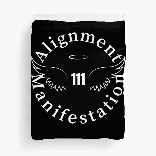 111 Angel Number Manifest Unisex Softstyle Duvet Covers