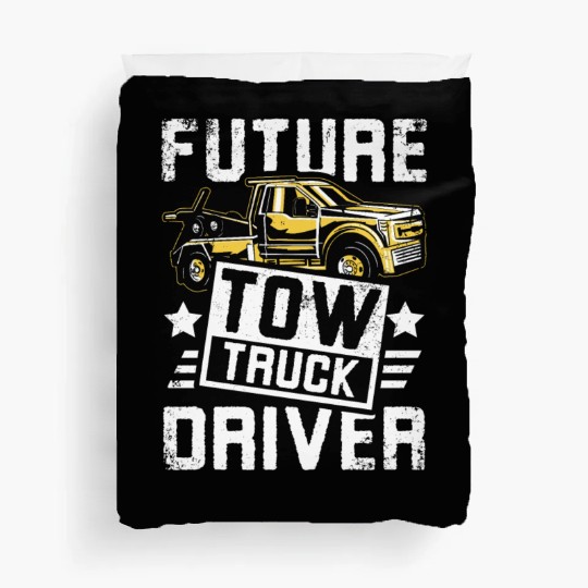 Future Tow truck driver Duvet Covers