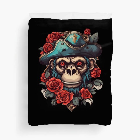 Pirate Monkey / Ahoi / Rose / Anchor / Animal Duvet Covers