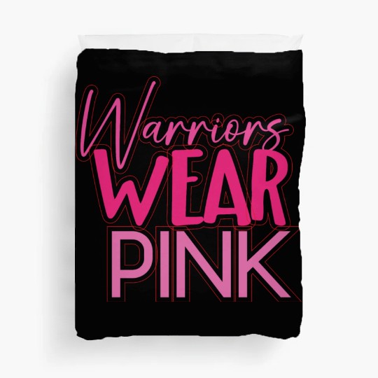 Warriors Wear Pink Duvet Covers
