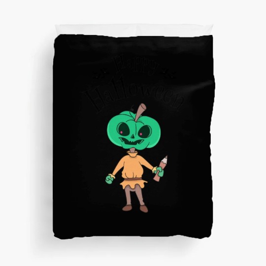 Halloween pumpkin teacher Duvet Covers