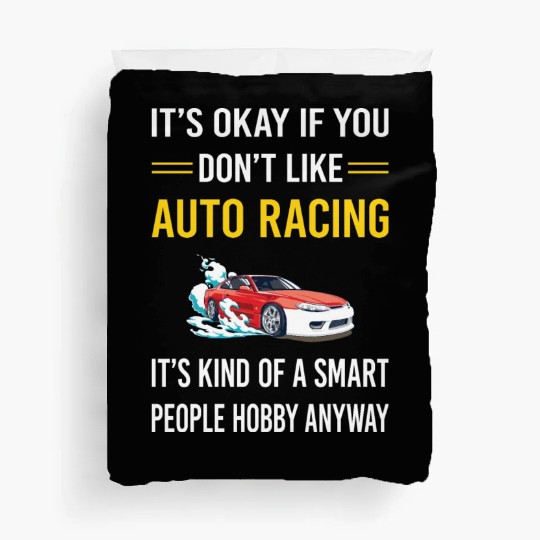 Smart People Auto Racing Automotive Autosport Duvet Covers