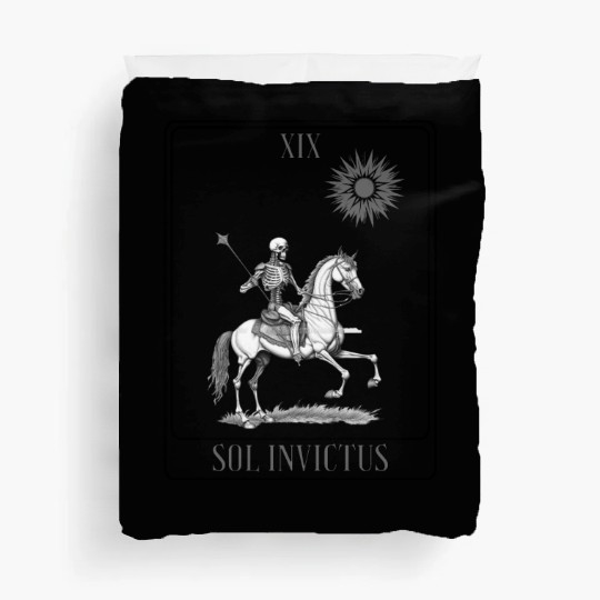 Tarot Card The Sun Sol Invictus Duvet Covers