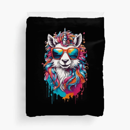 Sparkling Horse Rainbow Unicorn Pony Duvet Covers