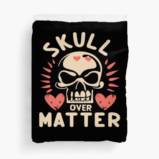 Totenkopf Skull Skulls Totenschädel Spruch Duvet Covers
