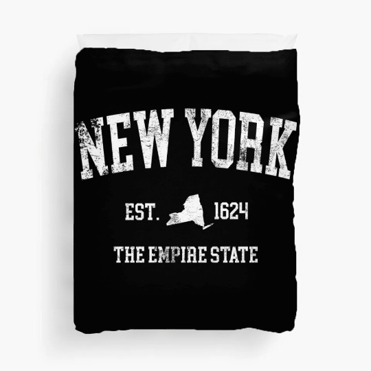 new york nyc ny new york city Vintage City Duvet Covers