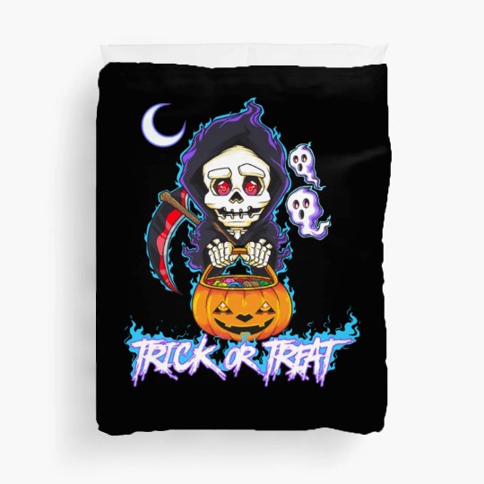 Trick or Treat Grim Reaper Duvet Covers