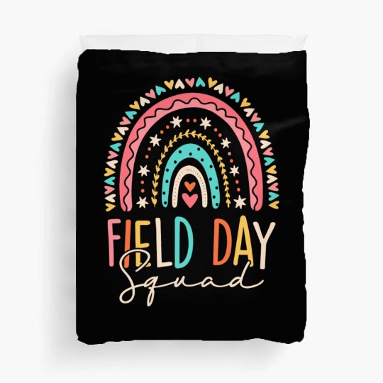 Field Day Squad Teacher Student Last Day Of School Duvet Covers