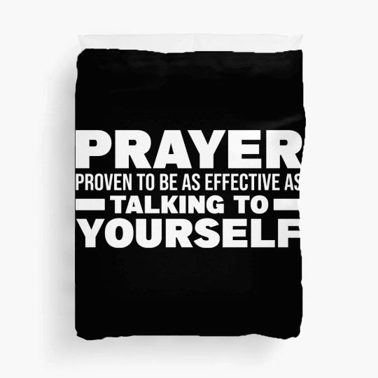 atheism science Duvet Covers