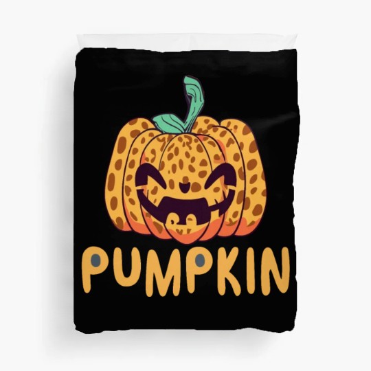 Giant Jack O' Lantern Face | Halloween Pumpkin Duvet Covers
