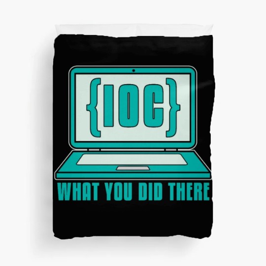 Cybersecurity IOC What You Did Computer Science Duvet Covers