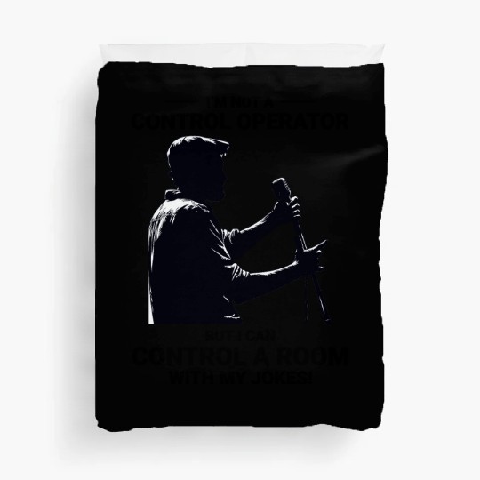 Ham Radio Operator Stand-Up Comedy Control Room Duvet Covers