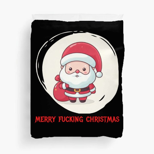 Cute Bad Santa Duvet Covers