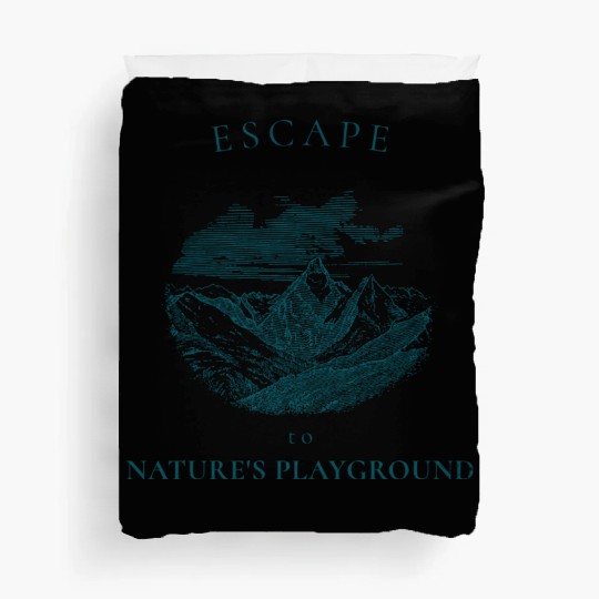 Hiking: Escape to nature's playground Duvet Covers