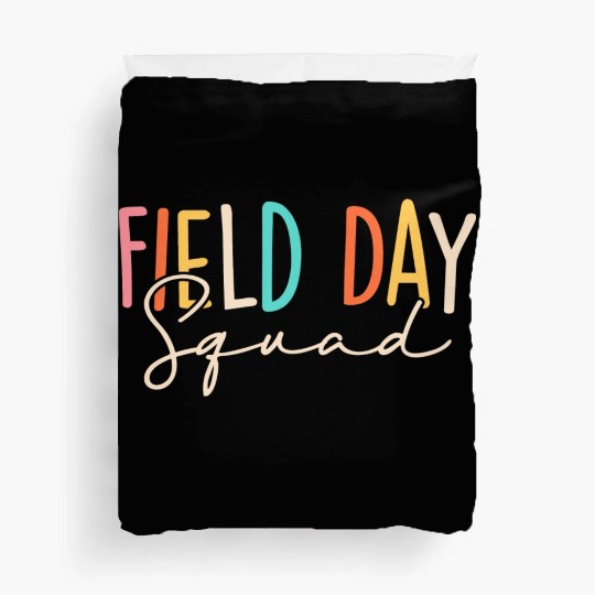 Field Day Squad Cool Student Teacher Last Day Of Duvet Covers