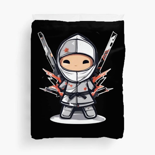 Data Ninja Funny Silver Big Data Analyst Scientist Duvet Covers