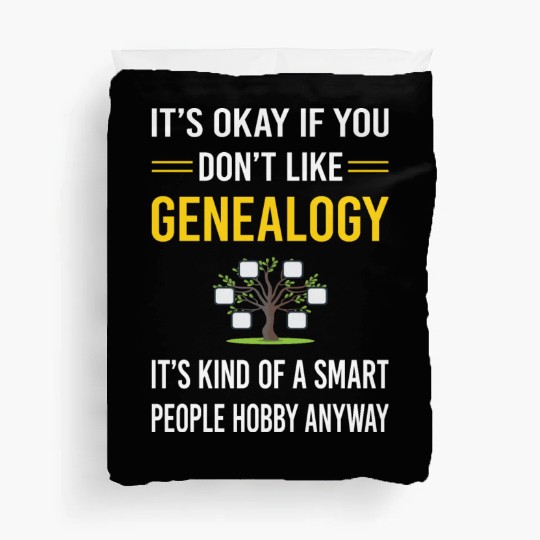 Smart People Genealogy Genealogist Duvet Covers