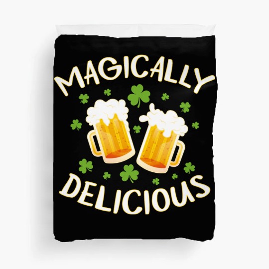 Magically Delicious Beer Drinking Irish Team St Duvet Covers