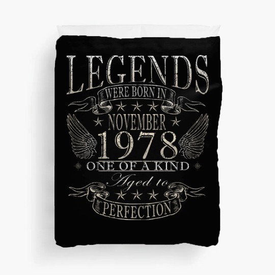 november 1978 Anniversary november 1978 november Duvet Covers