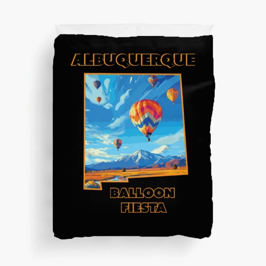 New Mexico Balloon Festival Duvet Covers