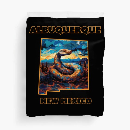 New Mexico - Rattlesnake Duvet Covers