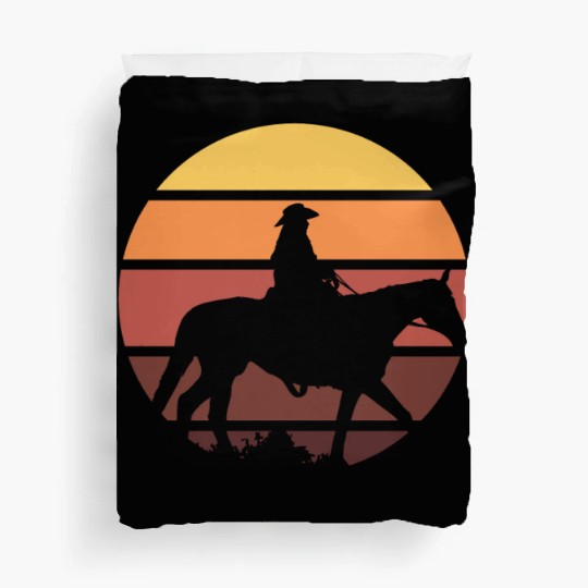 Western Cowboy Horse Rider Duvet Covers