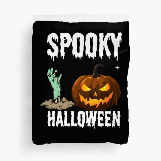Frightful Fashion: Scary Good Halloween Tees Duvet Covers