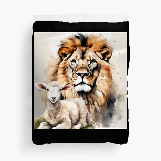 Lion and Lamb Christian Apparel Duvet Covers