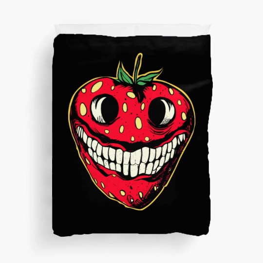 Strawberry Jack-o-lantern Duvet Covers