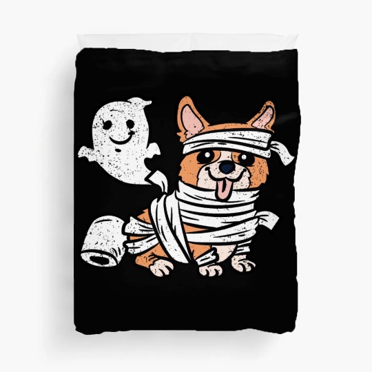 CORGI MUMMY HALLOWEEN Duvet Covers