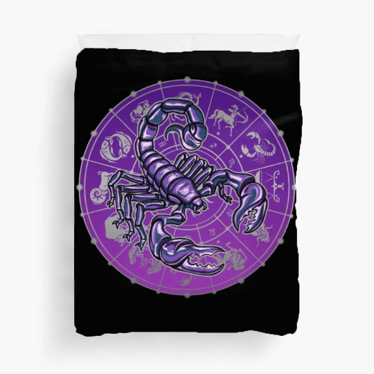 Scorpio Zodiac star sign horoscope Astrology Duvet Covers