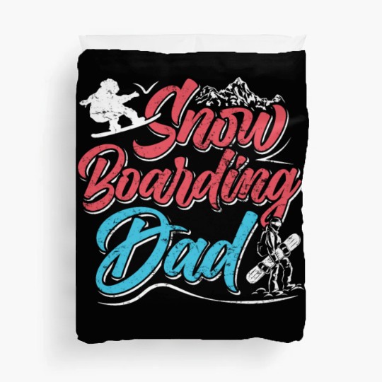 Snowboarding Dad Snowboard Daddy Freestyler Duvet Covers