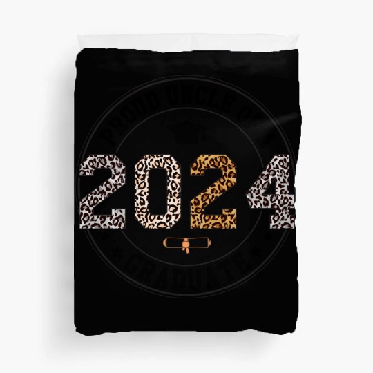 Proud Uncle Of A 2024 Graduate Duvet Covers