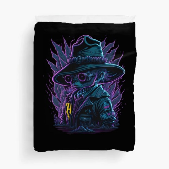 Black friday mouse Duvet Covers
