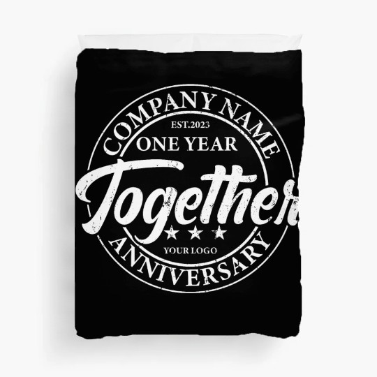 Company 20th Year Anniversary Duvet Covers Design 01