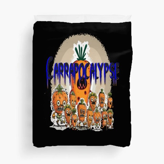 Carrapocalypse - The Carrot Zombie Take Over Duvet Covers