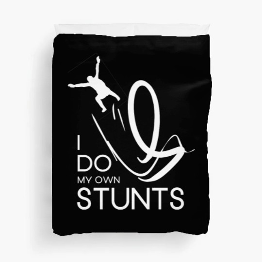 "I Do My Own Stunts" Daredevil Design Duvet Covers