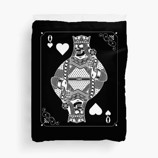Jack of Hearts Gothic Card Games Halloween Duvet Covers