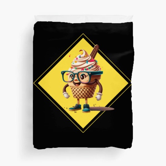 ice cream design sweet and yummy Duvet Covers