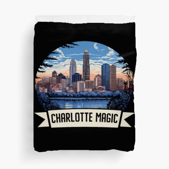 Charlotte North Carolina USA America United States Duvet Covers